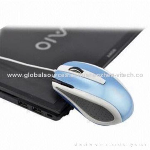 1,200dpi Sensor 5D Wired Optical Mouse with Nice Color, Suitable for Left and Right Hand